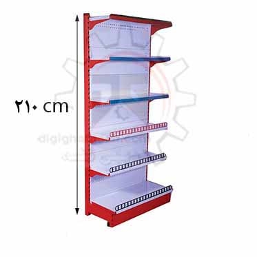 ست قفسه خودایست یکطرفه طرح جدید به ارتفاع 2/10 متری