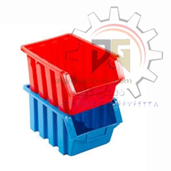 پالت پلاستیکی کشویی(کد102)90*125*175 میلیمتری (بسته 60عددی)