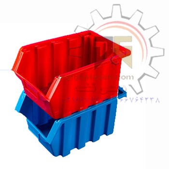 پالت پلاستیکی کشویی(کد106)145*210*350 میلیمتری  (بسته 24 عددی)