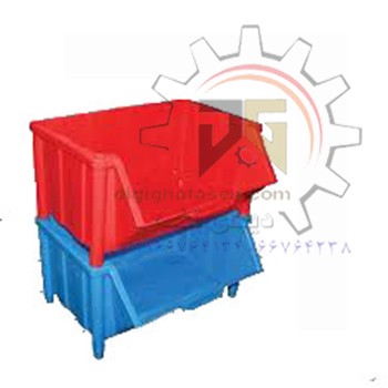 پالت پلاستیکی پایه دار(کد200)80*135*150 میلیمتری (بسته 72 عددی)