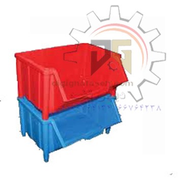 پالت پلاستیکی پایه دار(کد203)128*207*272 میلیمتری (بسته 24 عددی)