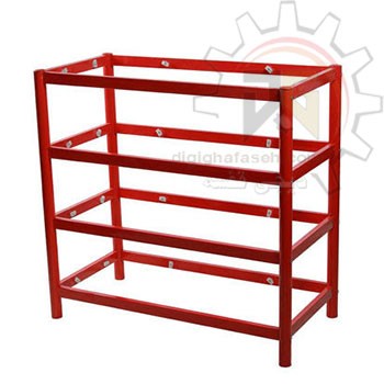 ویترین لوله ای 4 طبقه  طول 1 متر عمق 35 سانتیمتر ارتفاع  95 سانتیمتر