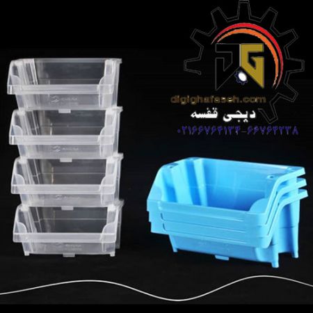 پالت پلاستیکی پایه دار(کدf2)90*190*130 میلیمتری (بسته 72 عددی)