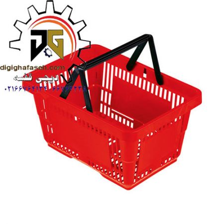 سبد خرید پلاستیکی 42*29*22 سانتیمتری