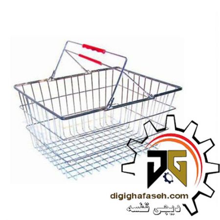 سبد خرید فلزی 20*30*40 سانتیمتری
