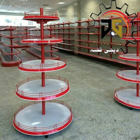ست قفسه خودایست گرد (طرح کیکی )