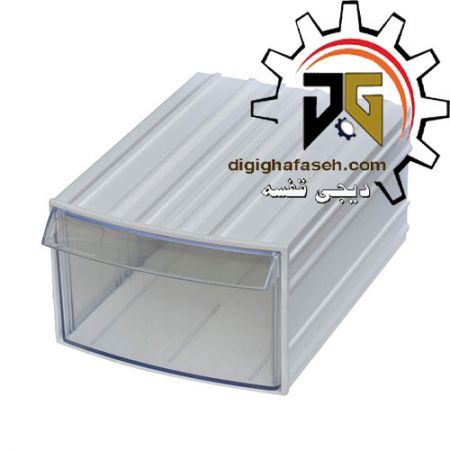 کشو ابزار کریستالی تک کشویی 115*176*250 میلیمتری (کد401) بسته 12 عددی