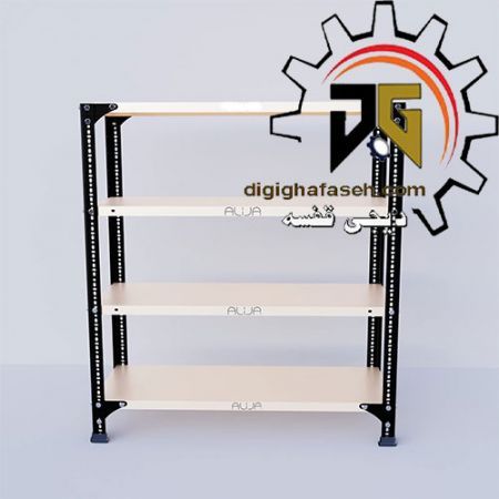 نبشی 4*4 مشکی ضخامت 1/5 میلیمتر